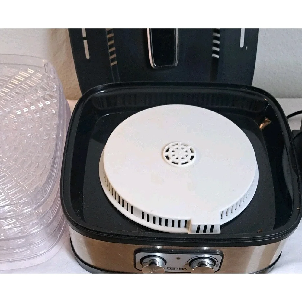 OSTBA 4 Tray Food Dehydrator Adjustable Temperature 95-158°F Fruit Jerky